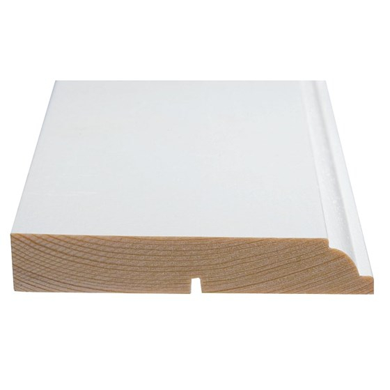 15x91 mm fyr hvid almue fodliste 445cm