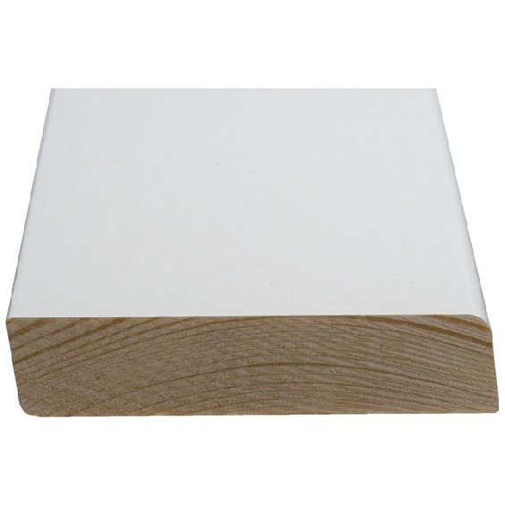 14X65 mm hvid fodliste 360 cm