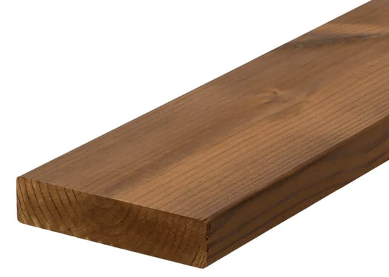 Lunawood 32x125mm Terrassebrædder Thermowood 420cm
