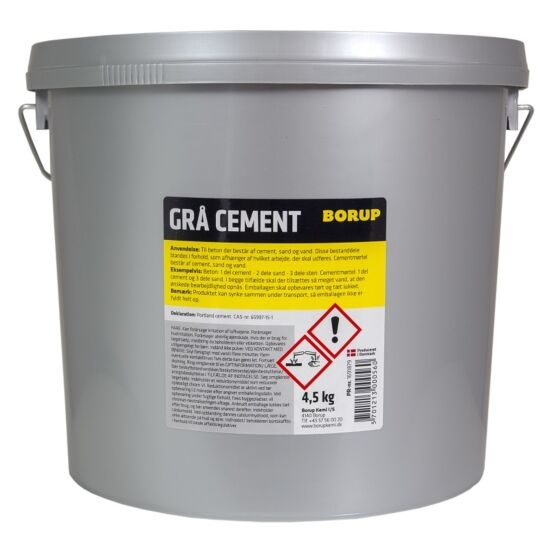 borup grå cement 4,5kg