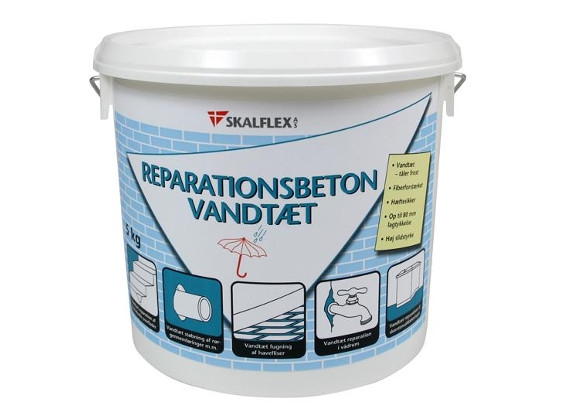 Skalflex Reparationsbeton Vandtæt 5kg