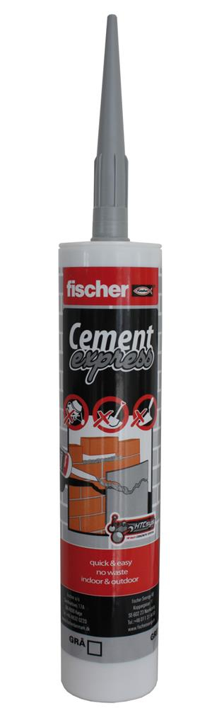 Fischer Cement Express - Mørtel på tube!