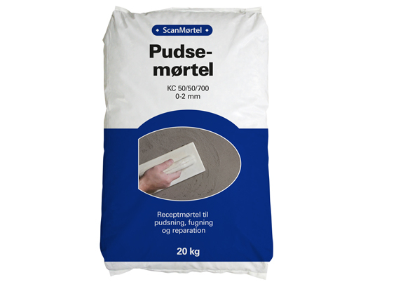 Scanmørtel pudsemørtel 0-2 mm 20kg