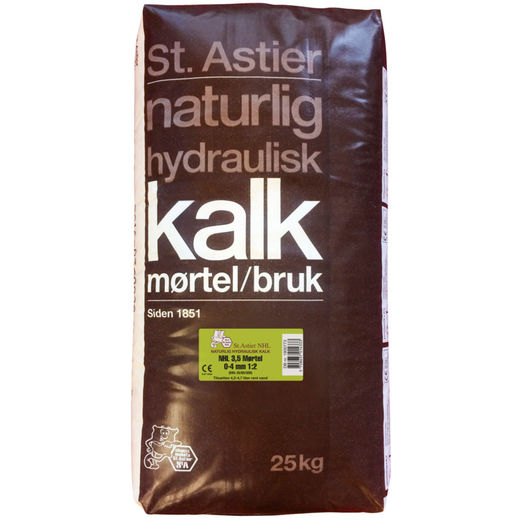 Nordisk NHL 3,5 hydr. kalkmørtel 0-4mm 25kg