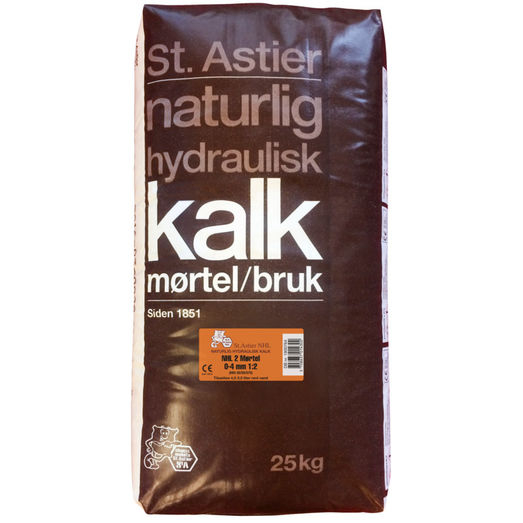 Nordisk NHL 2 Hydr. kalkmørtel 0-4mm 25kg