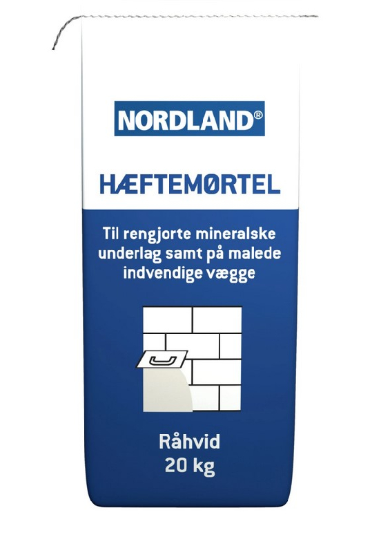 Nordland Hæftemørtel råhvid 20 kg