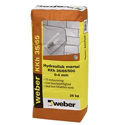 Weber hydraulisk mørtel KKh 35/65/500 0-4mm 18kg