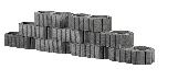 IBF Plantesten Type 8 sort/antracit