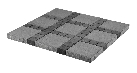 IBF Kopsten/Betonbrosten 10x10x6cm antracit
