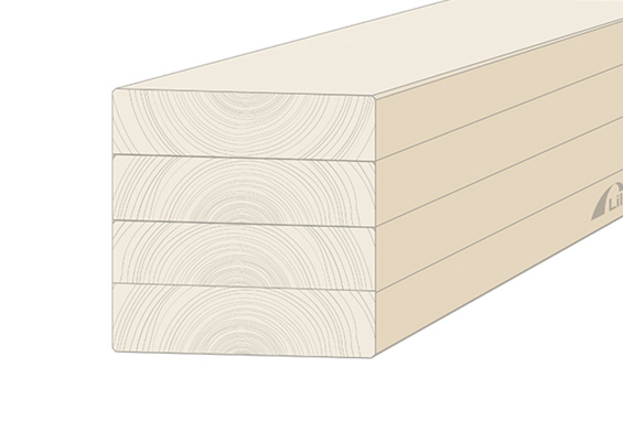 Lilleheden limtræ 115x115mm 300cm