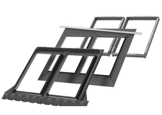 VELUX Kombiinddækning profil. tag 94x140 Højre