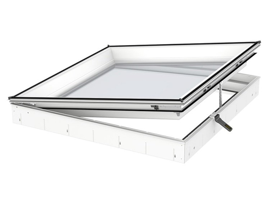 Velux Fladtagsvindue Solcelledrevet karm med 3-lagsrude (uden overdel)