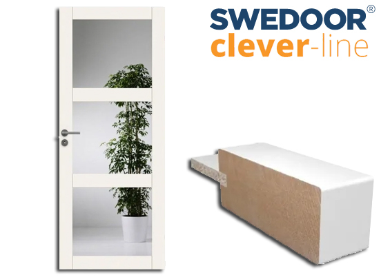 Swedoor purity GW3L 9x21 hvid