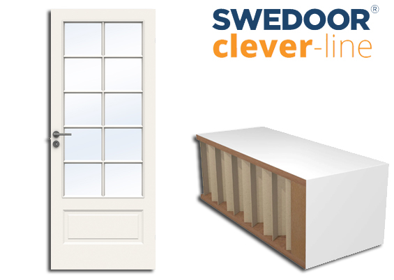 Swedoor Style SP10 hvid M8x21