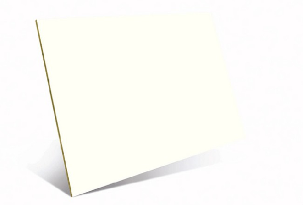 Rockpanel Colours facadeplade 8x1200x2500mm Renhvid RAL9010