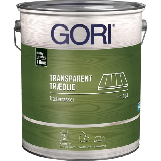 Gori 304 Træterrasse 2,5 ltr Farveløs