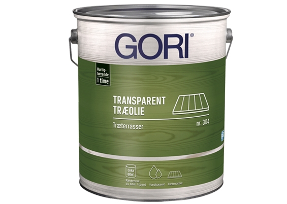 Gori 304 træterrasse 5,0 ltr Farveløs