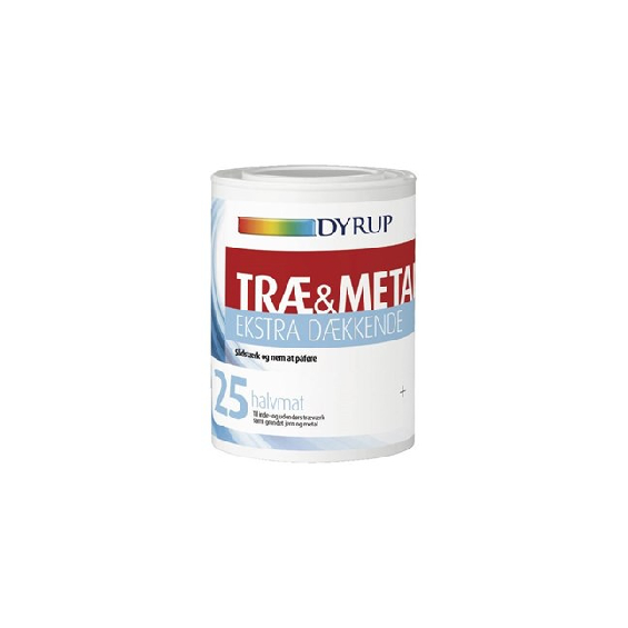 Dyrup Træ & Metal 25 Hvid 0,75LT