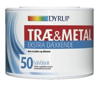 dyrup træ & metal 50 HVID