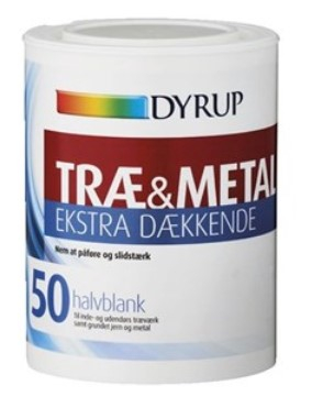 dyrup træ & metal 50 HVID