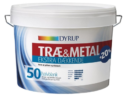 dyrup træ & metal 50 HVID