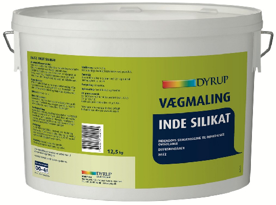 Dyrup Inde Silikat vægmaling hvid 12,5 ltr