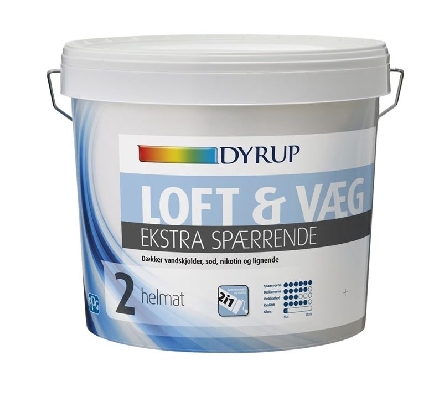 Dyrup Væg og Loft - Ekstra spærrende 4,5 L