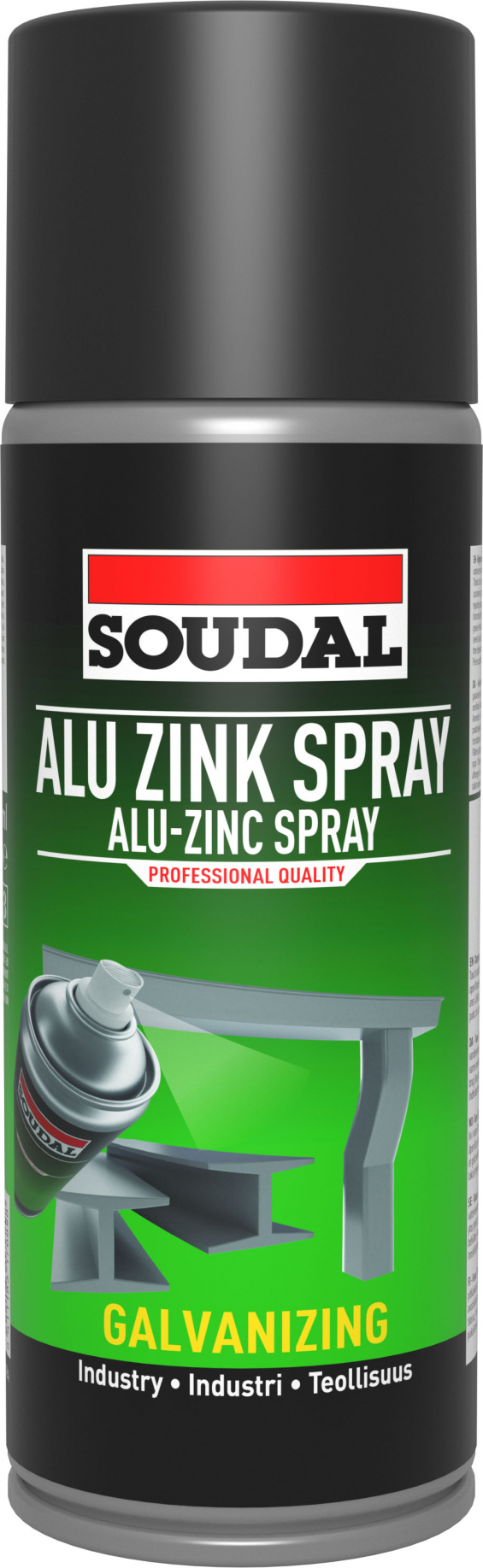alu-zink spray blank rustbesk. 400ml