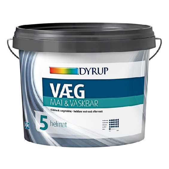 Dyrup Væg 05 Mat & Vaskbar 2,25L