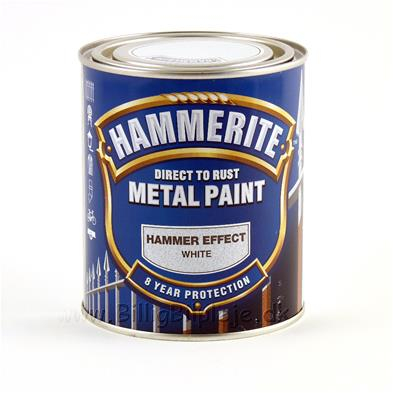 hammerite hammer-effekt hvid