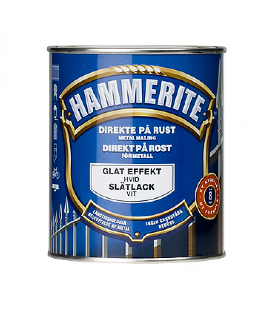 hammerite glat-effekt hvid