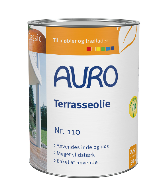 Auro terrasseolie nr 110 2,5 l teak