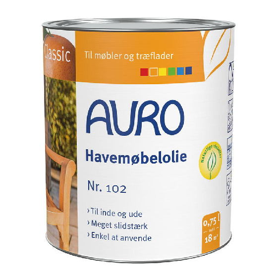 Auro Havemøbleolie nr. 102 Teak 0,75lt