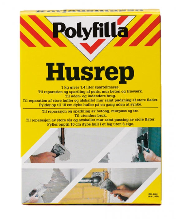 Polyfilla husrep udendørs  1kg