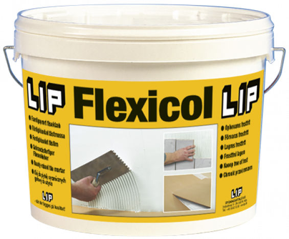 LIP Flexicol fliselim grå 4kg