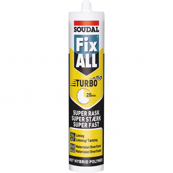 Soudal Fix All Turbo montagelim hvid