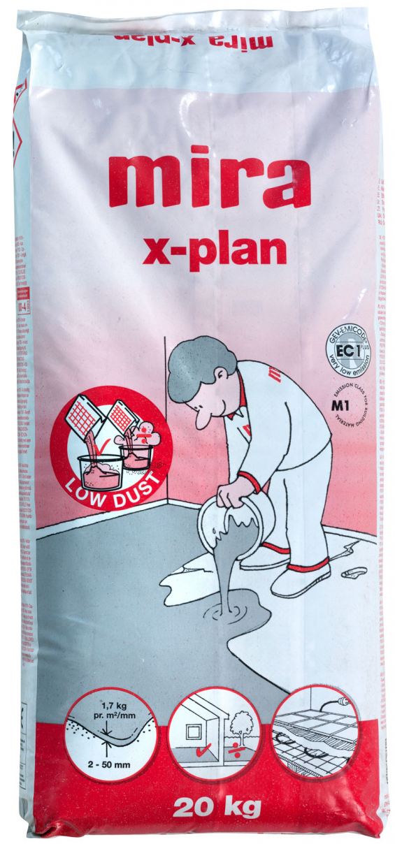 Mira X-plan gulvafretningsmasse 20kg