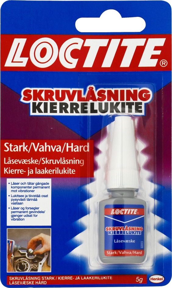 loctite låsevæske stærk     5g