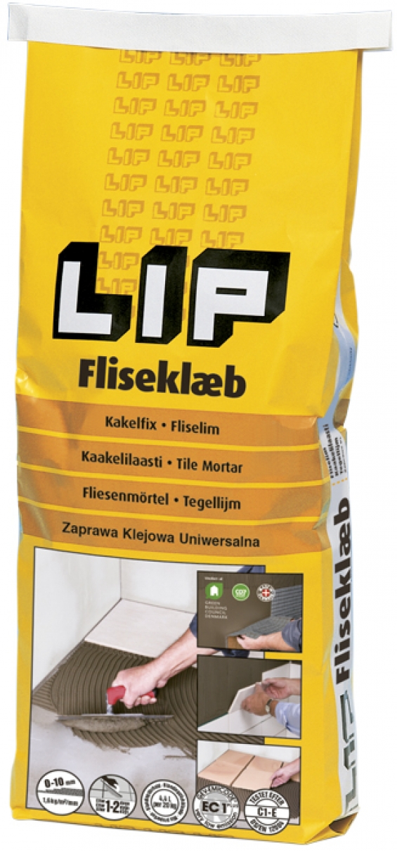 LIP Fliseklæb grå 20kg