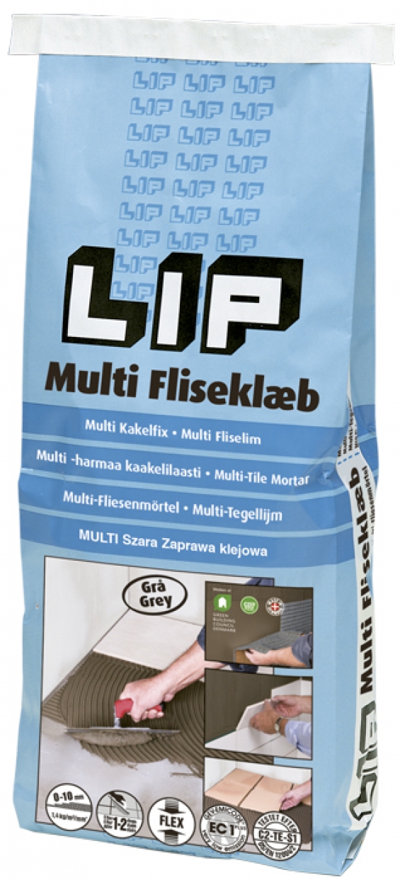 LIP Multi fliseklæb grå 20 kg