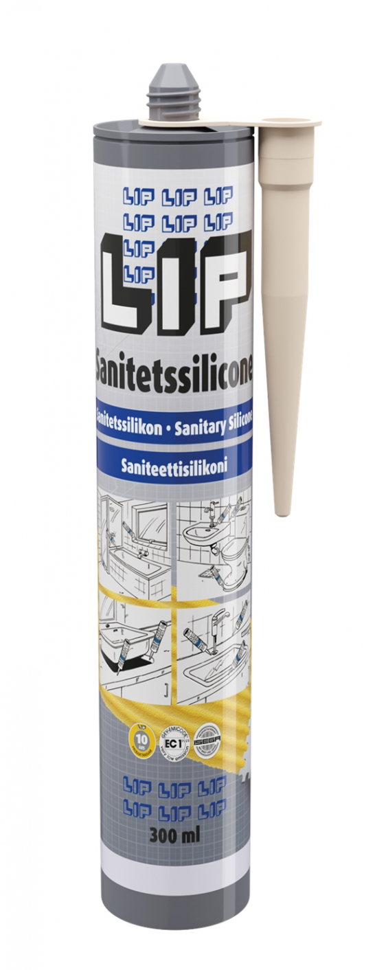 LIP Sanitetssilicone Jasmin 0,3 ltr