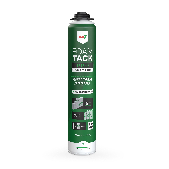 Tec7 FoamTack Pro Construct monteringslim 880 ml