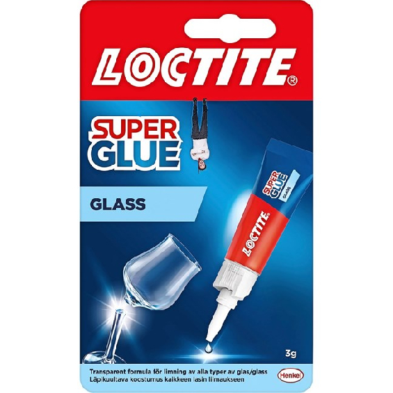 loctite super glue glas     3g
