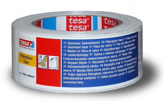 Tesa glasfibervæv hvid 45mx48mm