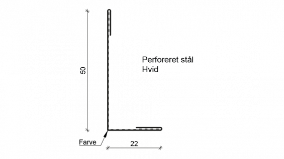 hardie ventilationsprofil perf