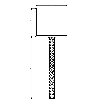 PN stolpebærer 101x400