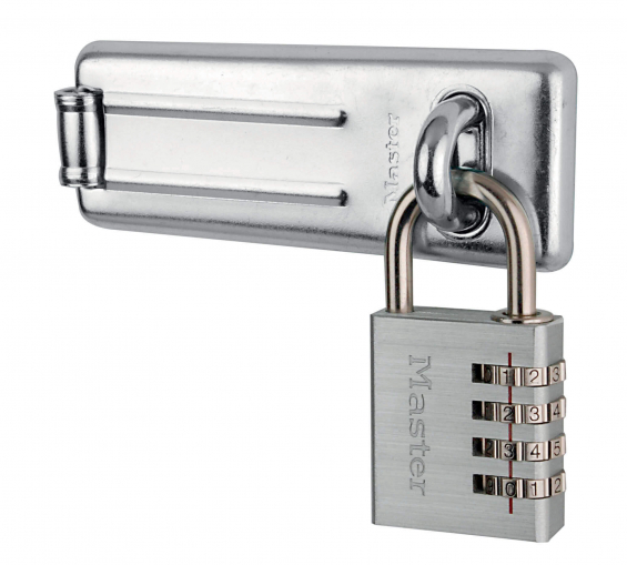 Master Lock kodelås m/overfald - 110 mm