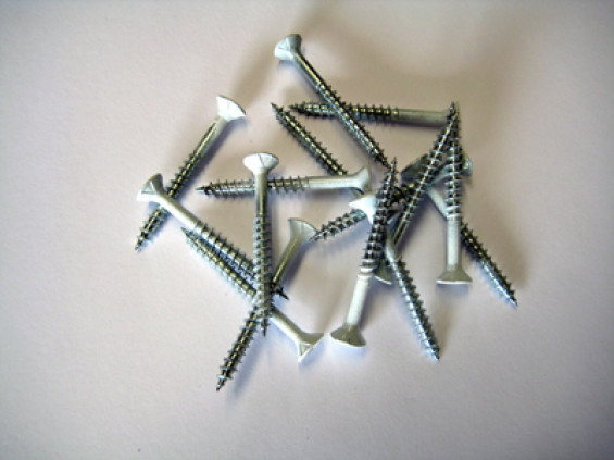 Heradesign Træbetonskrue 4,2x45mm Hvid RAL 9010 250 stk