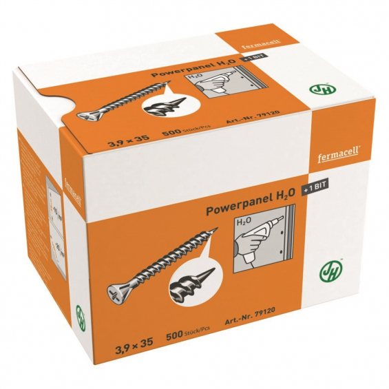 Fermacell Powerpanel H2O Facadeskrue 3,9x35mm 500 stk