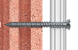 Fischer Karmskrue FFS 7.5 x 42 med fladt hoved 100 stk